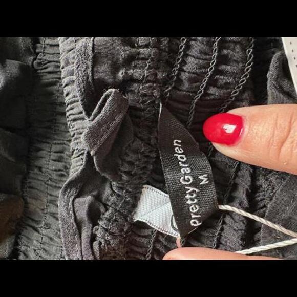 NWT Midi Mermaid Flounce Hem Dress, Size Medium - Picture 5 of 6